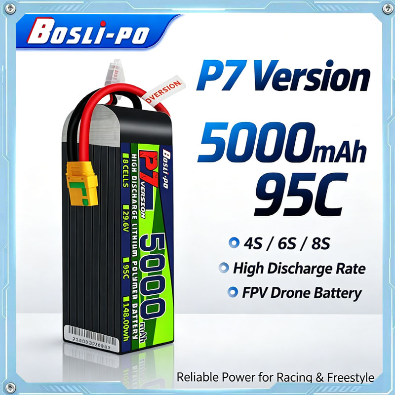 Drone Battery 6S - Аккумулятор Boslipo P7 Version 5000mAh 95C