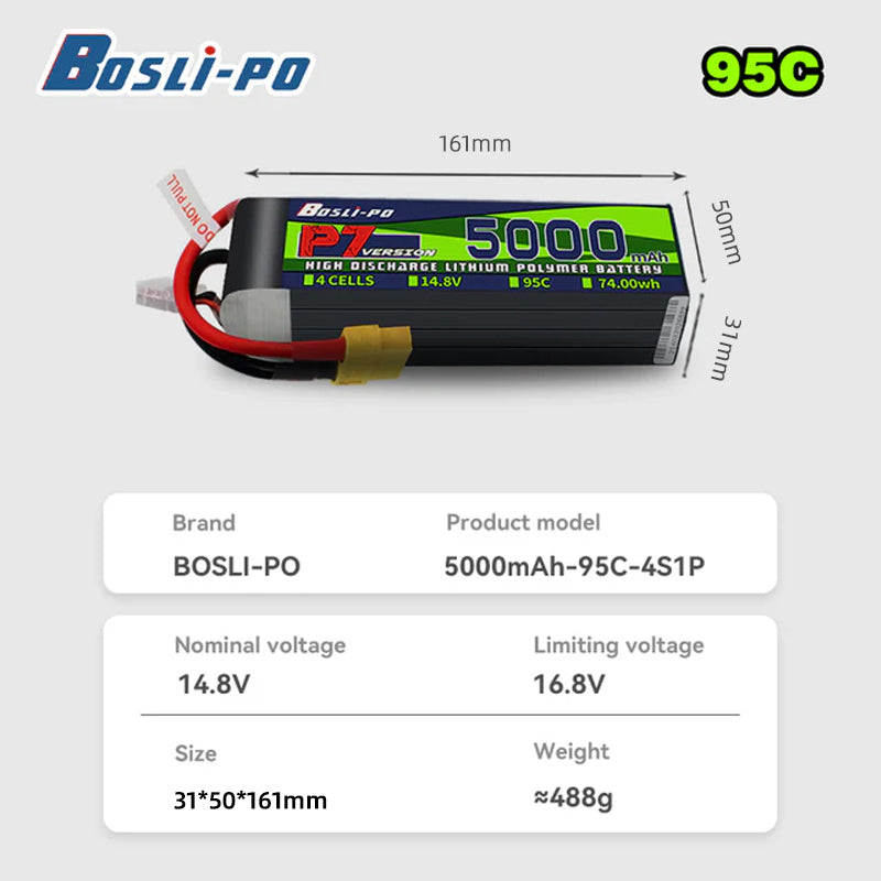 Аккумулятор Boslipo P7 Version – обзор и цена Drone Battery 6S